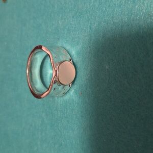 White glass ring